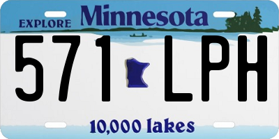 MN license plate 571LPH