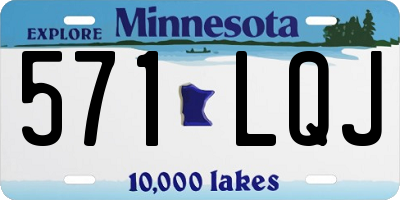 MN license plate 571LQJ