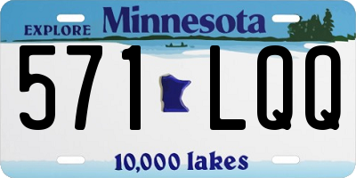 MN license plate 571LQQ