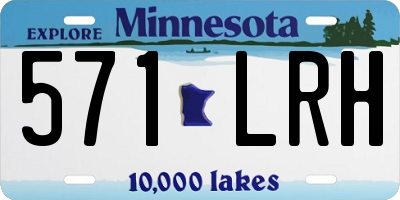 MN license plate 571LRH