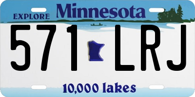 MN license plate 571LRJ