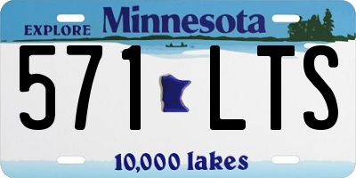 MN license plate 571LTS
