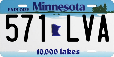 MN license plate 571LVA