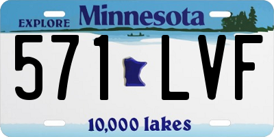 MN license plate 571LVF
