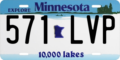MN license plate 571LVP