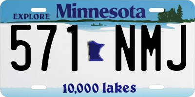MN license plate 571NMJ