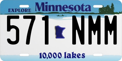 MN license plate 571NMM