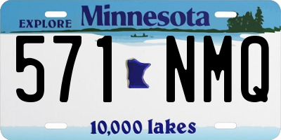 MN license plate 571NMQ