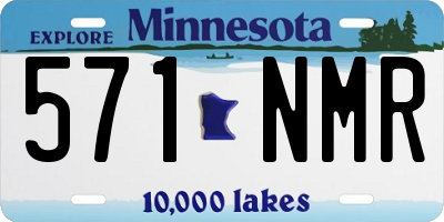 MN license plate 571NMR