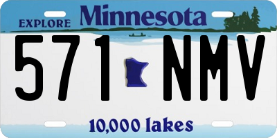 MN license plate 571NMV
