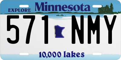MN license plate 571NMY