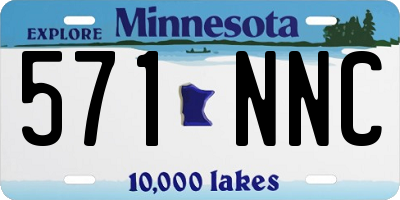 MN license plate 571NNC