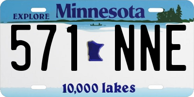 MN license plate 571NNE