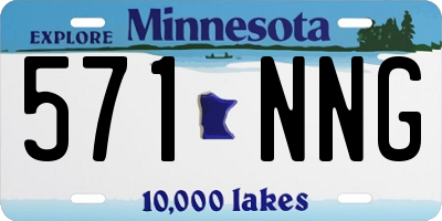 MN license plate 571NNG