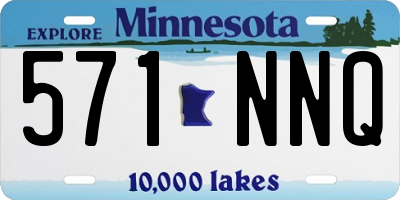 MN license plate 571NNQ