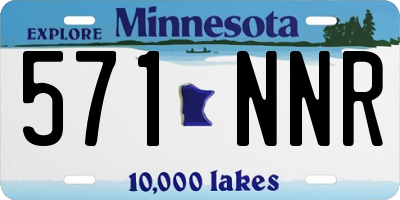MN license plate 571NNR