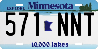 MN license plate 571NNT
