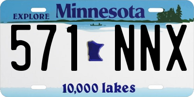 MN license plate 571NNX