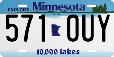 MN license plate 571OUY