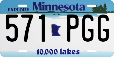 MN license plate 571PGG