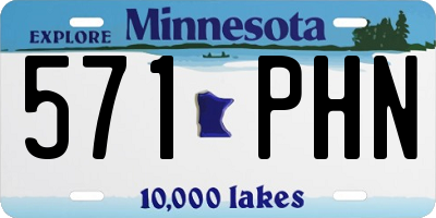 MN license plate 571PHN