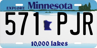 MN license plate 571PJR