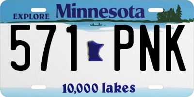 MN license plate 571PNK