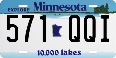 MN license plate 571QQI