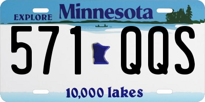 MN license plate 571QQS