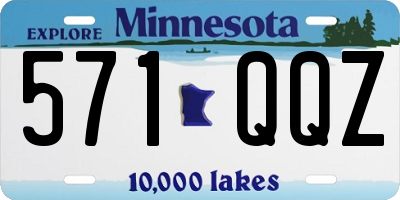 MN license plate 571QQZ