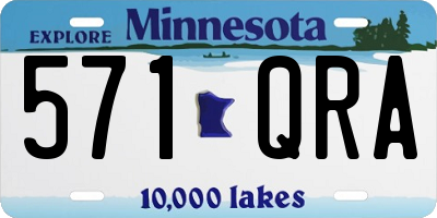 MN license plate 571QRA