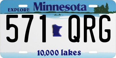 MN license plate 571QRG