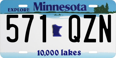 MN license plate 571QZN