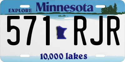 MN license plate 571RJR
