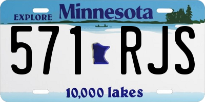 MN license plate 571RJS