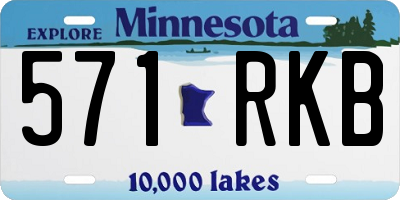 MN license plate 571RKB