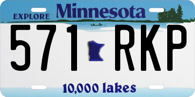 MN license plate 571RKP