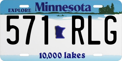 MN license plate 571RLG