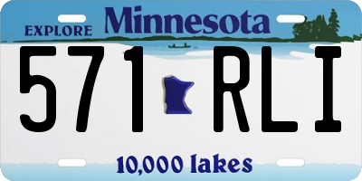 MN license plate 571RLI