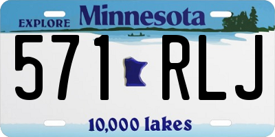 MN license plate 571RLJ