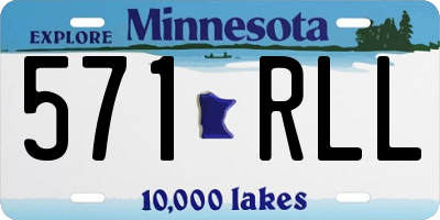 MN license plate 571RLL
