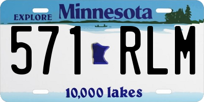 MN license plate 571RLM