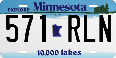 MN license plate 571RLN