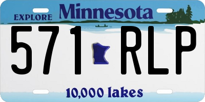 MN license plate 571RLP
