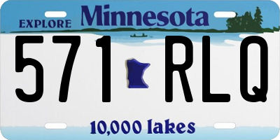 MN license plate 571RLQ