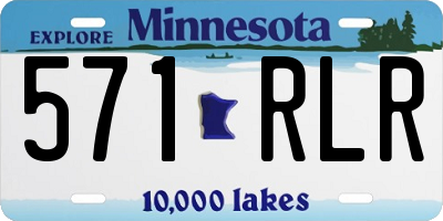 MN license plate 571RLR
