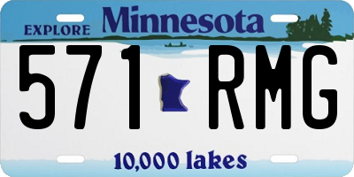 MN license plate 571RMG