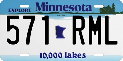 MN license plate 571RML