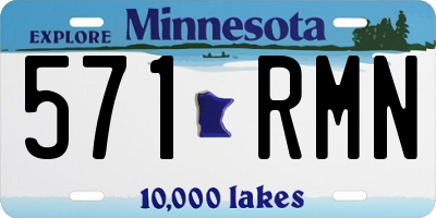 MN license plate 571RMN