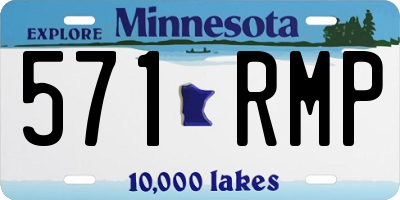 MN license plate 571RMP